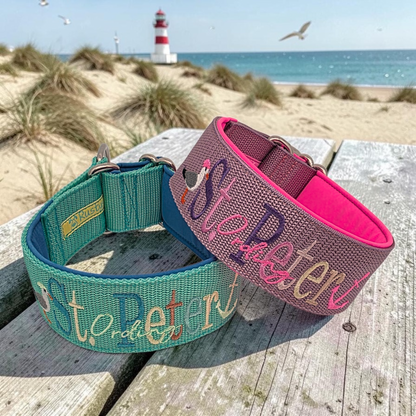 MOIN/SYLT oder Inselnamen Klickverschluss Halsband