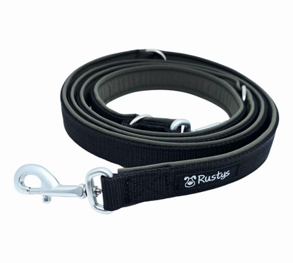 Leash webbing lined with softshell