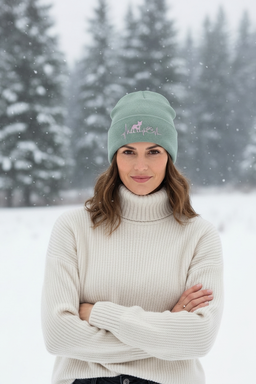 Beanie mit Statement