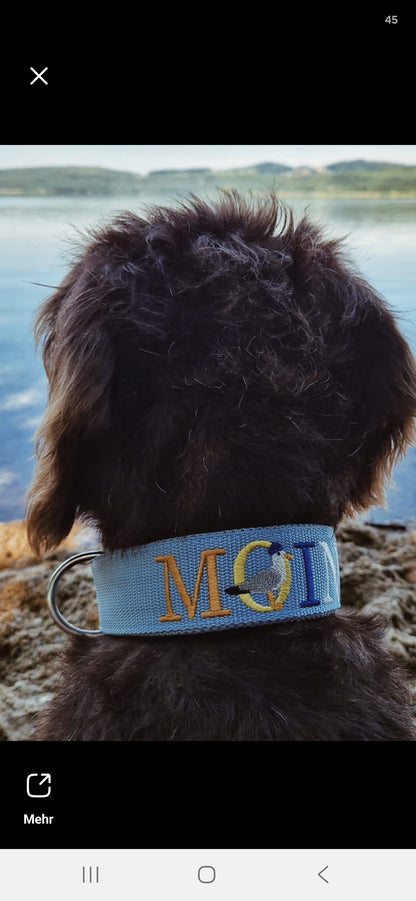 MOIN/SYLT oder Inselnamen Klickverschluss Halsband