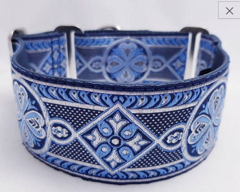 Halsband Celtic blau - Schmuckborte