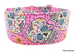 Halsband Mexican rosa - Skulls