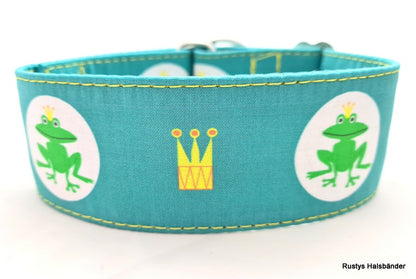 Halsband Froschkönig blaugrün