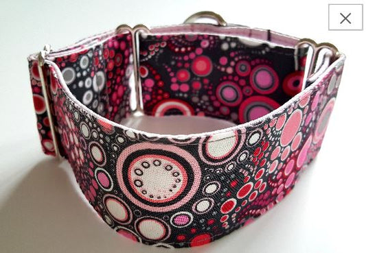 Halsband Future grau-rosa