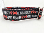 Halsband Heartbreaker schwarz-rot