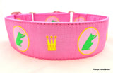 Halsband Froschkönig pink-kuss
