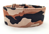 Halsband Camouflage braun