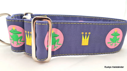 Halsband Froschkönig blaulila