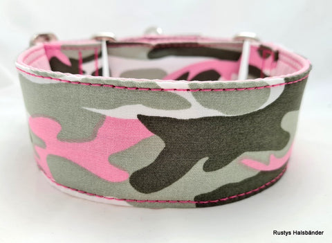 Halsband Camouflage rosa