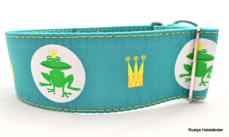 Halsband Froschkönig blaugrün