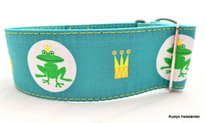 Halsband Froschkönig blaugrün