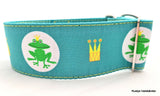 Halsband Froschkönig blaugrün