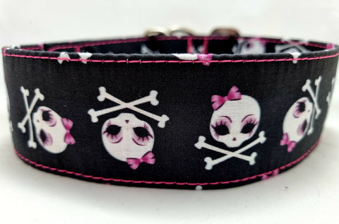 Halsband Pretty Pink Crown - Skulls