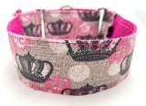 Halsband Crown pink